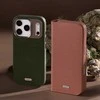 „Moshi Overture MagSafe“ – odinis atverčiamas dėklas „iPhone 17 Pro“ (žalias)