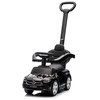 Motoroleris su kreipiančiąja juosta MERCEDES C-Class Deluxe Milly Mally Juodas