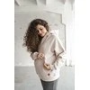 Nėščiųjų ir žindymo marškinėliai Motherhood oversize milk &amp; love smėlio spalvos, XL, XL dydžiai