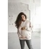 Nėščiųjų ir žindymo marškinėliai Motherhood oversize milk &amp; love smėlio spalvos, XL, XL dydžiai