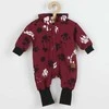 New Baby Kūdikių medvilninis kombinezonas su gobtuvu ir ausytėmis Naujas Baby paw tamsiai rožinis, dydis 62 (3-6m), 62 (3-6m)