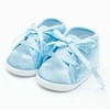 New Baby Kūdikių satininiai bateliai Nauji Baby mėlyni 12-18 m, dydis 6-18 m, 6-18 m