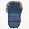 New Baby Naujas Baby Lux vilnos mėlynas žieminis paltas
