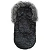 New Baby Naujas Baby Luxury Fuzzy su kailiniais juodais