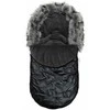 New Baby Naujas Baby Luxury Fuzzy su kailiniais juodais