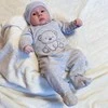 New Baby Naujas Baby Sweet Bear Baby Motinystės rinkinys rusvai gelsvas, dydis 62 (3-6m), 62 (3-6m)