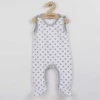 New Baby Nauji Baby Classic II kūdikių palaidinukai pilki su žvaigždutėmis, 50, 50 dydis