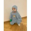 New Baby Nauji Baby Luxury drabužiai Oliver pilkas, 80 (9-12m), 80 (9-12m) dydis