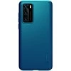 Nillkin Super Frosted Shield – dėklas, skirtas Huawei P40 (Peacock Mėlyna)
