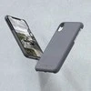 Nordic Elements Original Gefion – iPhone XR dėklas su tikro klevo mediena (vidutinės pilkos spalvos)