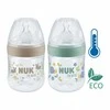 NUK for Nature kūdikių mokymosi buteliukas su temperatūros kontrole S Brown