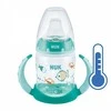 NUK kūdikio mokymosi buteliukas su temperatūros kontrole 150 ml baltas