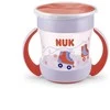 NUK Mini Magic 360° kūdikio puodelis su dangteliu raudonas