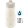 NUK Mini-Me Sip Stainless Steel Baby Bottle, 300 ml smėlio spalvos