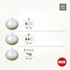 Nuk „No Nature Perfect Match“ Nr. M – 2 vnt.