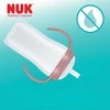NUK Perfect Match lavinamasis kūdikių buteliukas su šiaudeliu MEŠKIUKAS 260 ml