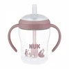 NUK Perfect Match lavinamasis kūdikių buteliukas su šiaudeliu MEŠKIUKAS 150 ml