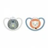 NUK Soother Perfect Match Air Night FIREFLY/LION 0-6m 2pc, 0-6 m