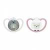 NUK Soother Perfect Match Air Night FIREFLY/SHEEP 0-6m 2pc, 0-6 m