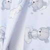 Pagalvės-pagalvėlės užvalkalas lovai New Baby BASIC 59x37 cm mėlynas