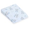 Pagalvės-pagalvėlės užvalkalas vežimėliui New Baby BASIC 30x37 cm mėlynas