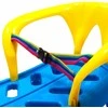 Plastikinės rogutės su atlošu Baby Mix SNOW STAR rožinės spalvos