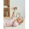 Pliušinis barškutis „Baby Mix“ su cypteliu – rudas šuniukas