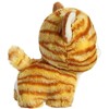 Lean Toys Pliušinis žaislas „Teddy Pets“ – pliušinis žaislas / glamonė katėms, imbierinis dryžuotas katinas, 17 cm