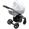 Prabangus tinklelis nuo uodų su užtrauktuku vežimėliui New Baby baltas
