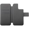 SBS PURO Folio MagSafe dėklas – dėklas 2in1, skirtas iPhone 15 Plus / 14 Plus / 12 Pro Max (juodas)