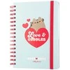 Pusheen – 2023/2024 m. savaitinis kalendorius / planuotojas iš kolekcijos Purrfect Love (14,8 x 21 cm)