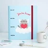 Pusheen - Purrfect Love kolekcija A4 segtuvas su kortelėmis (4 žiedai, elastinė juosta)