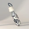 Quokka Echo - 690 ml Stainless Steel Bottle with Silicone Handle (Abstract Leaves)