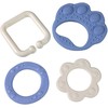 Rappa Bear paw mėlynas teether