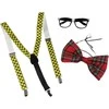 Rappa Bow tie with glasses and braces