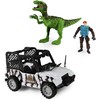 Rappa Automobilių džipų dinozaurų parkas su dinozaurų garsu ir šviesa