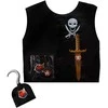 Rappa Vaikų kostiumas - piratų liemenė