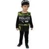 Rappa Vaikiškas kostiumas - policininkas (M) e-pakuotė