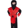 Rappa Vaikiškas kostiumas - raudonas NINJA (S)