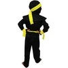 Rappa Vaikiškas kostiumas - geltonas NINJA (S)