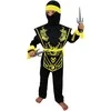 Rappa Vaikiškas kostiumas - geltonas NINJA (S)