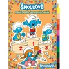 Dėlionė Rappa Coloring book A5 Smurfs with wax