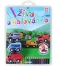 Rappa Spalvinimo knygelė su 3 automobiliais, 2 tipai