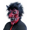 Rappa Devil mask with hair for adults