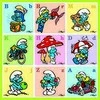 Rappa Memory game in the Smurfs alphabet workbook