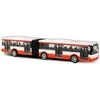 Rappa Metalinis autobusas raudonas 18 cm