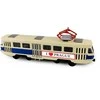 Rappa Metalinis čekiškas retro tramvajus mėlynas 16 cm PRAHOS