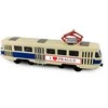 Rappa Metalinis čekiškas retro tramvajus mėlynas 16 cm PRAHOS