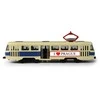 Rappa Metalinis čekiškas retro tramvajus mėlynas 16 cm PRAHOS