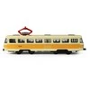Rappa Metalinis čekiškas retro tramvajus geltonas 16 cm šviesos garsas
